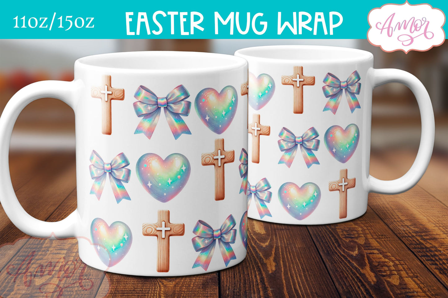 Christian Easter mug sublimation BUNDLE