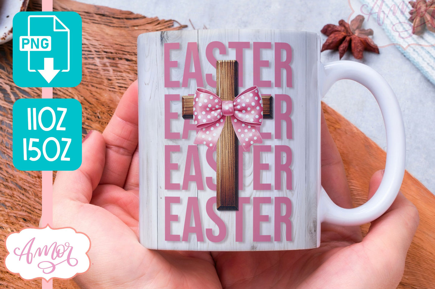 Christian Easter mug sublimation BUNDLE