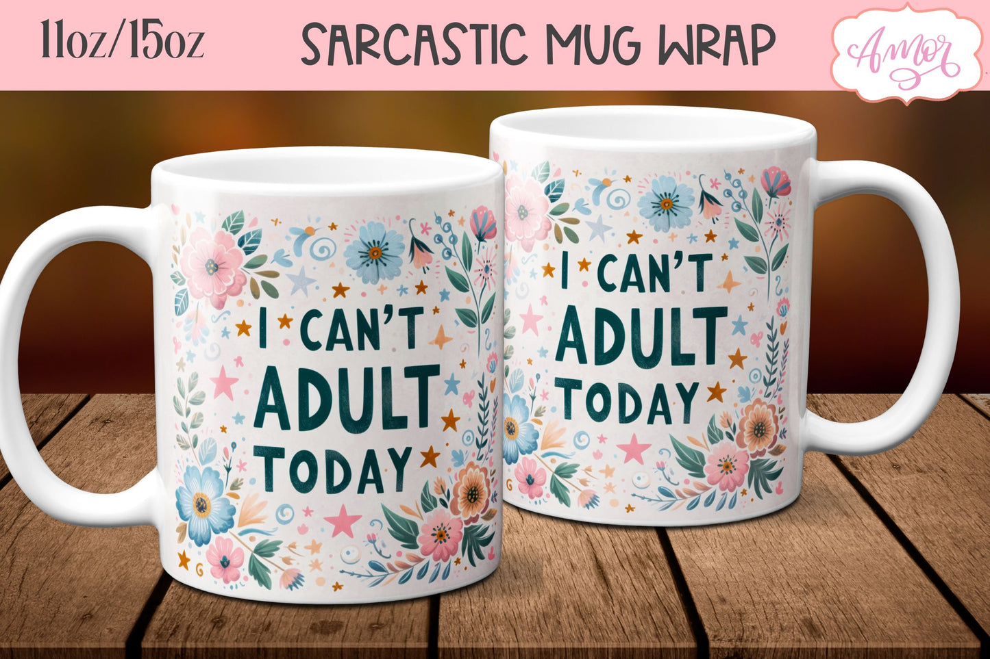 Bundle of 8 Sarcastic quote mug wraps PNG for sublimation