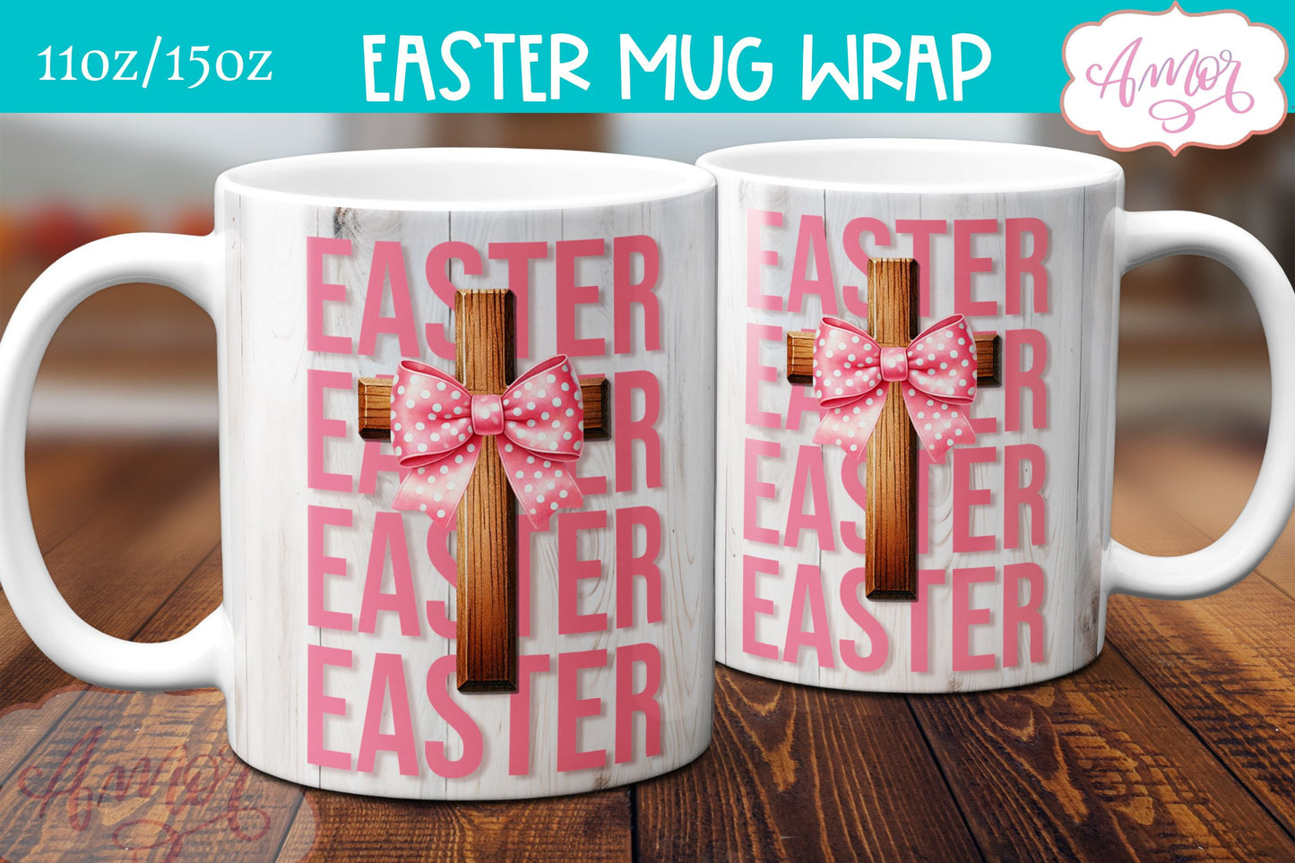 Christian Easter mug sublimation BUNDLE