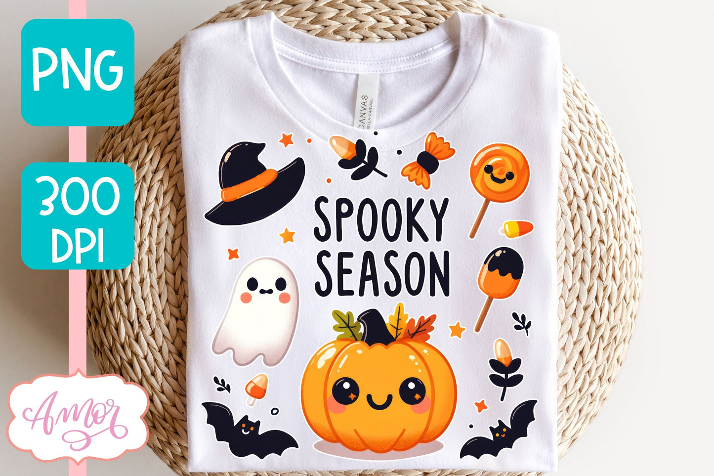 Spooky season PNG for sublimation | Halloween PNG design