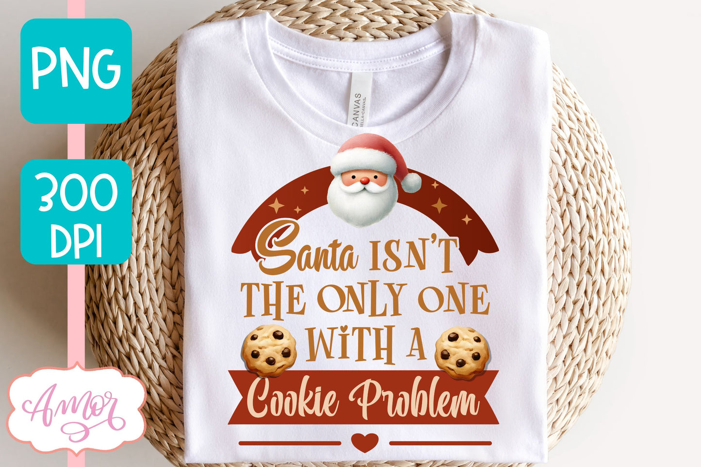 Christmas cookie problem PNG | Funny Christmas sublimation