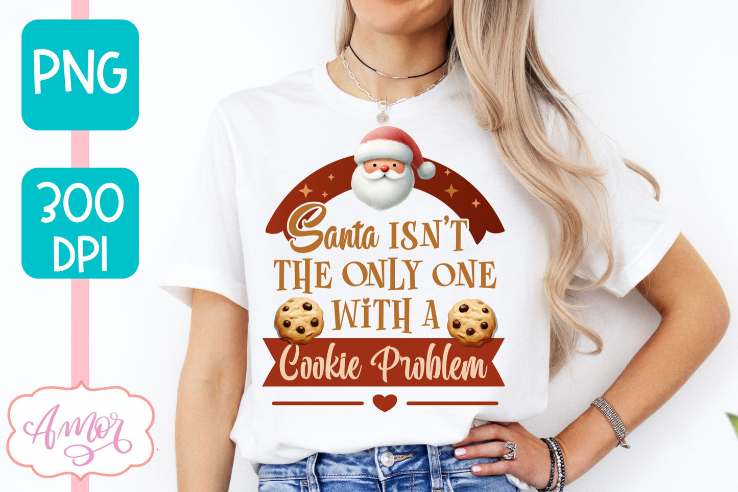 Christmas cookie problem PNG | Funny Christmas sublimation