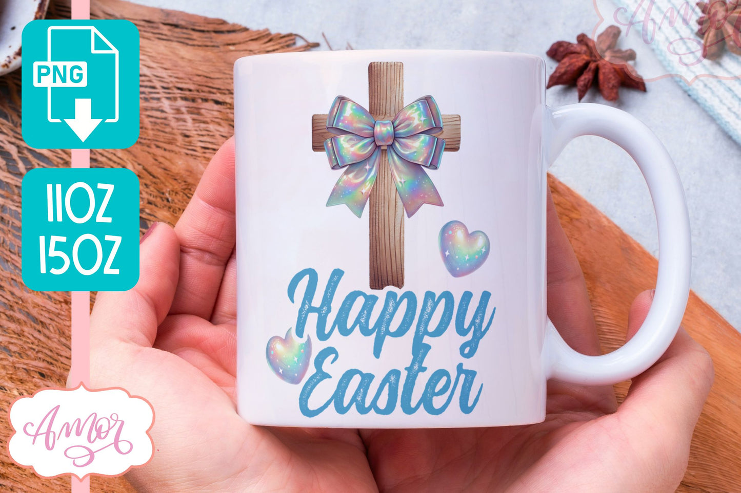 Christian Easter mug sublimation BUNDLE
