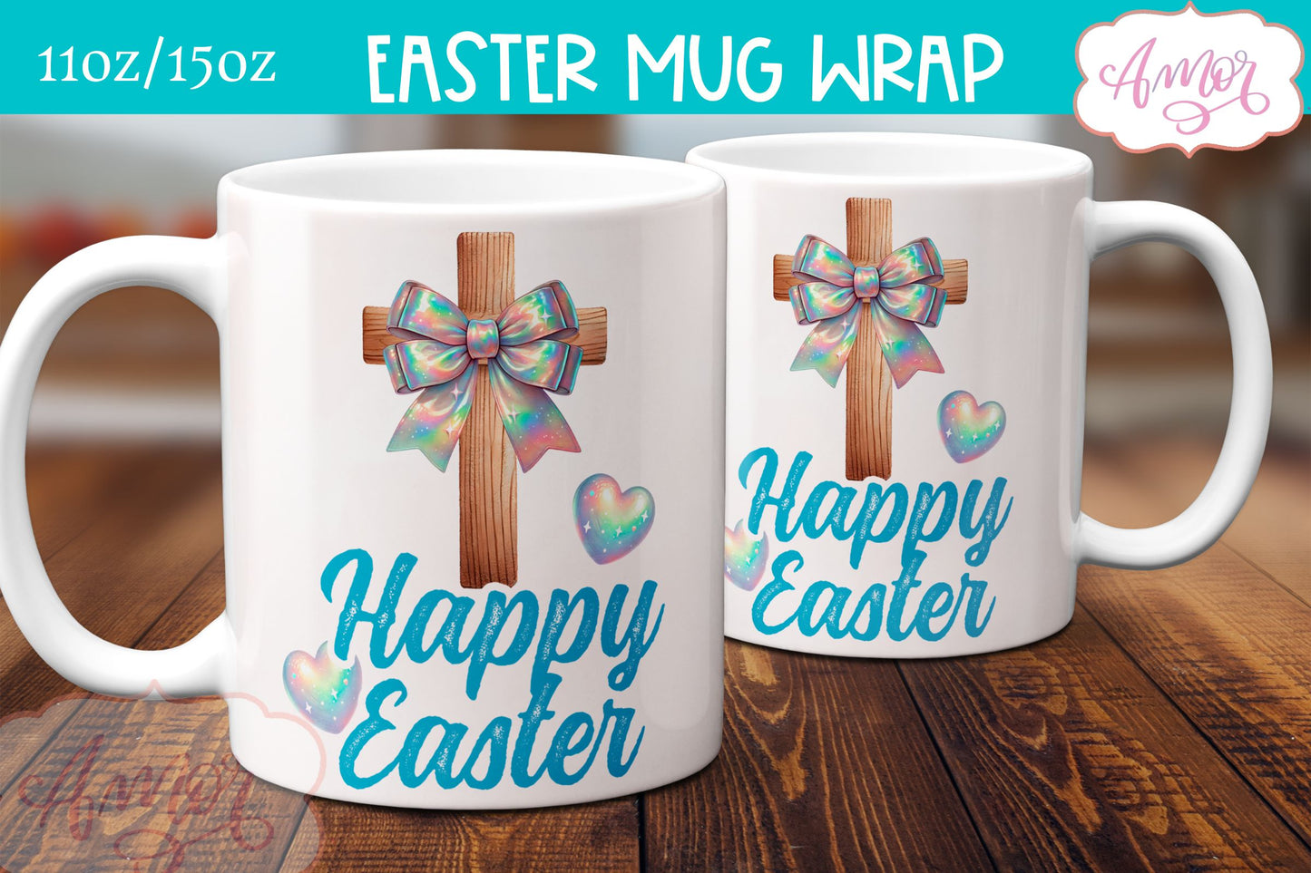 Christian Easter mug sublimation BUNDLE