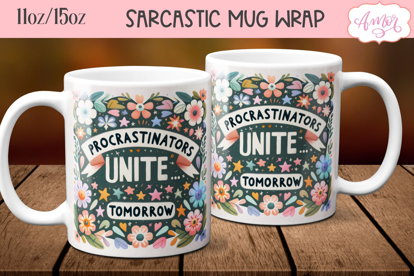 Bundle of 8 Sarcastic quote mug wraps PNG for sublimation