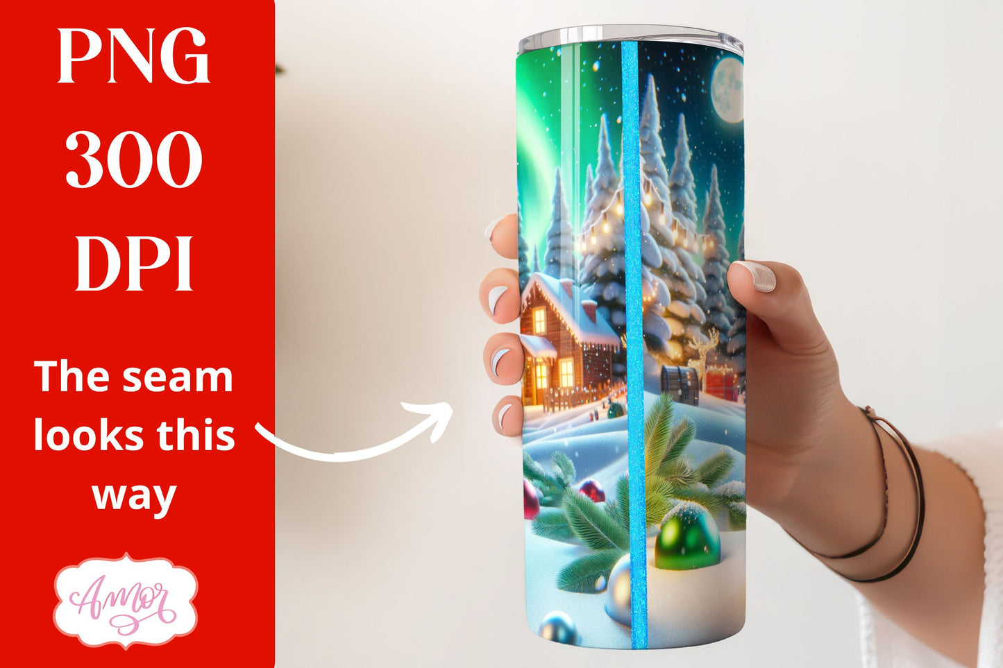 Christmas snowman tumbler wrap for sublimation bundle