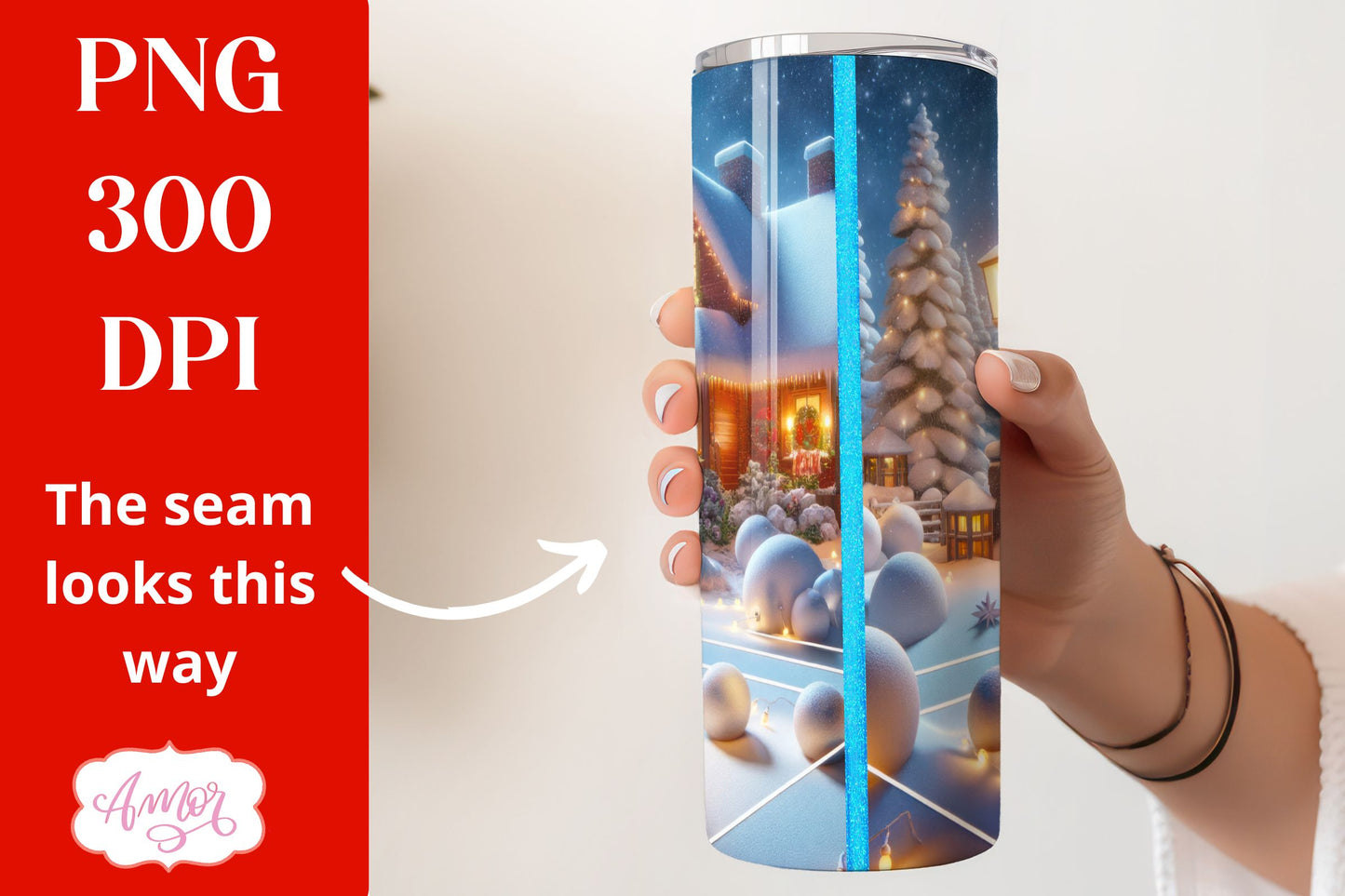 Christmas snowman tumbler wrap for sublimation bundle