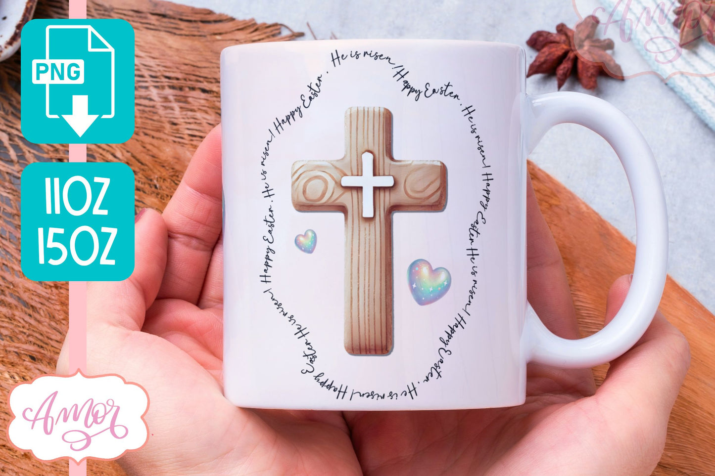 Christian Easter mug sublimation BUNDLE