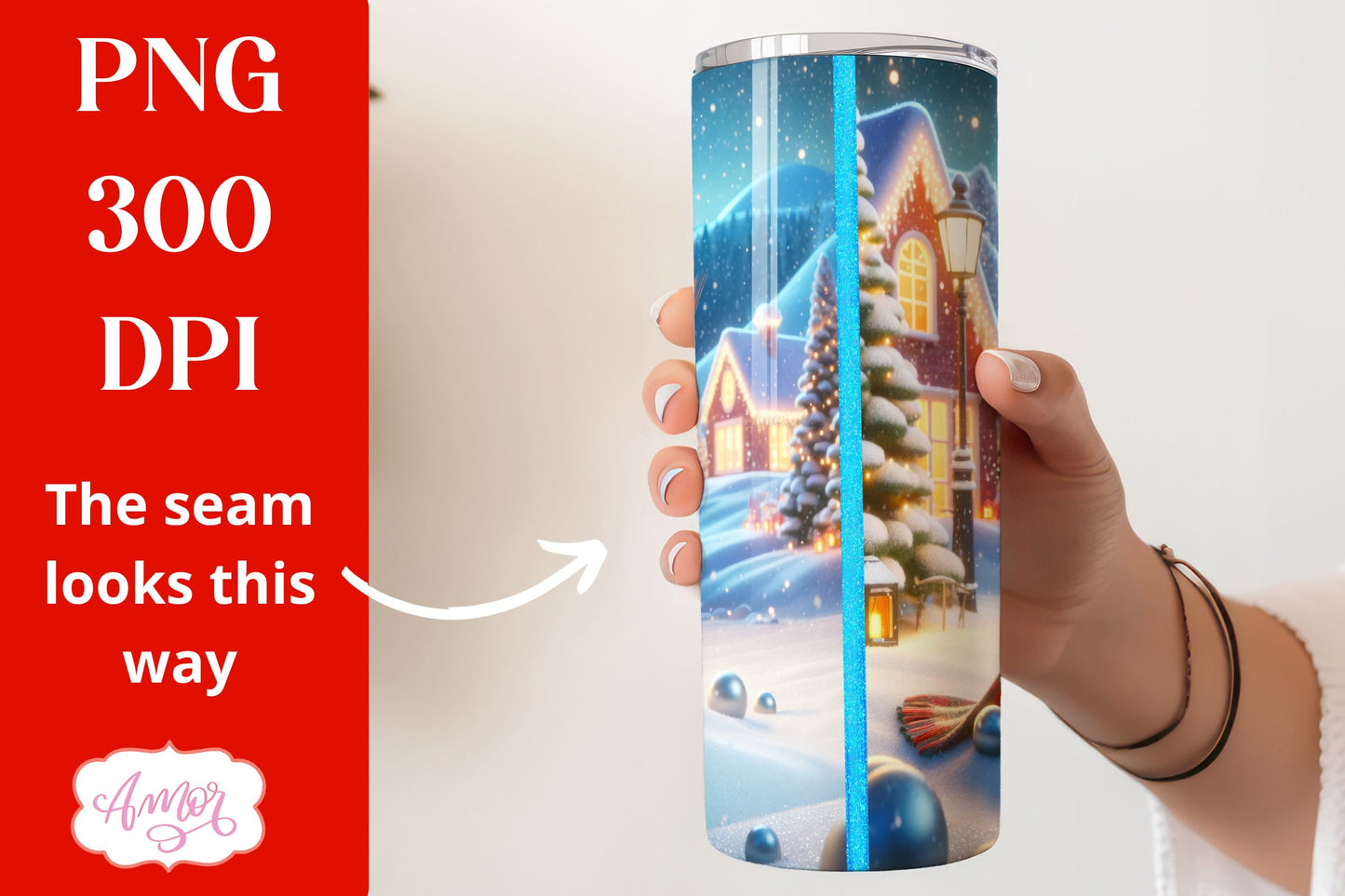 Christmas snowman tumbler wrap for sublimation bundle
