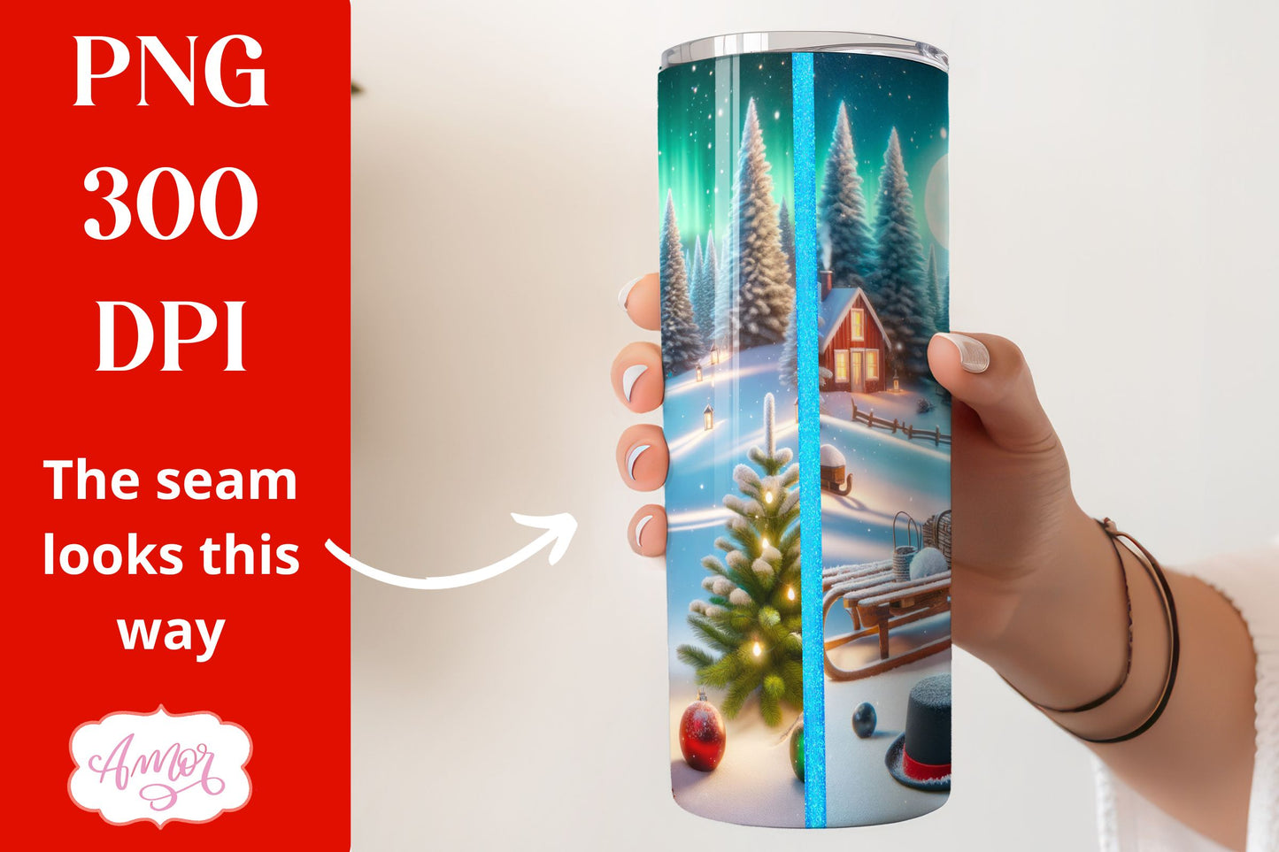 Christmas snowman tumbler wrap for sublimation bundle