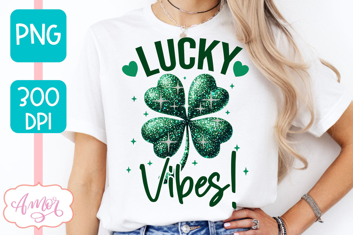 St. Patrick's day PNG sublimation | Lucky vibes shirt PNG