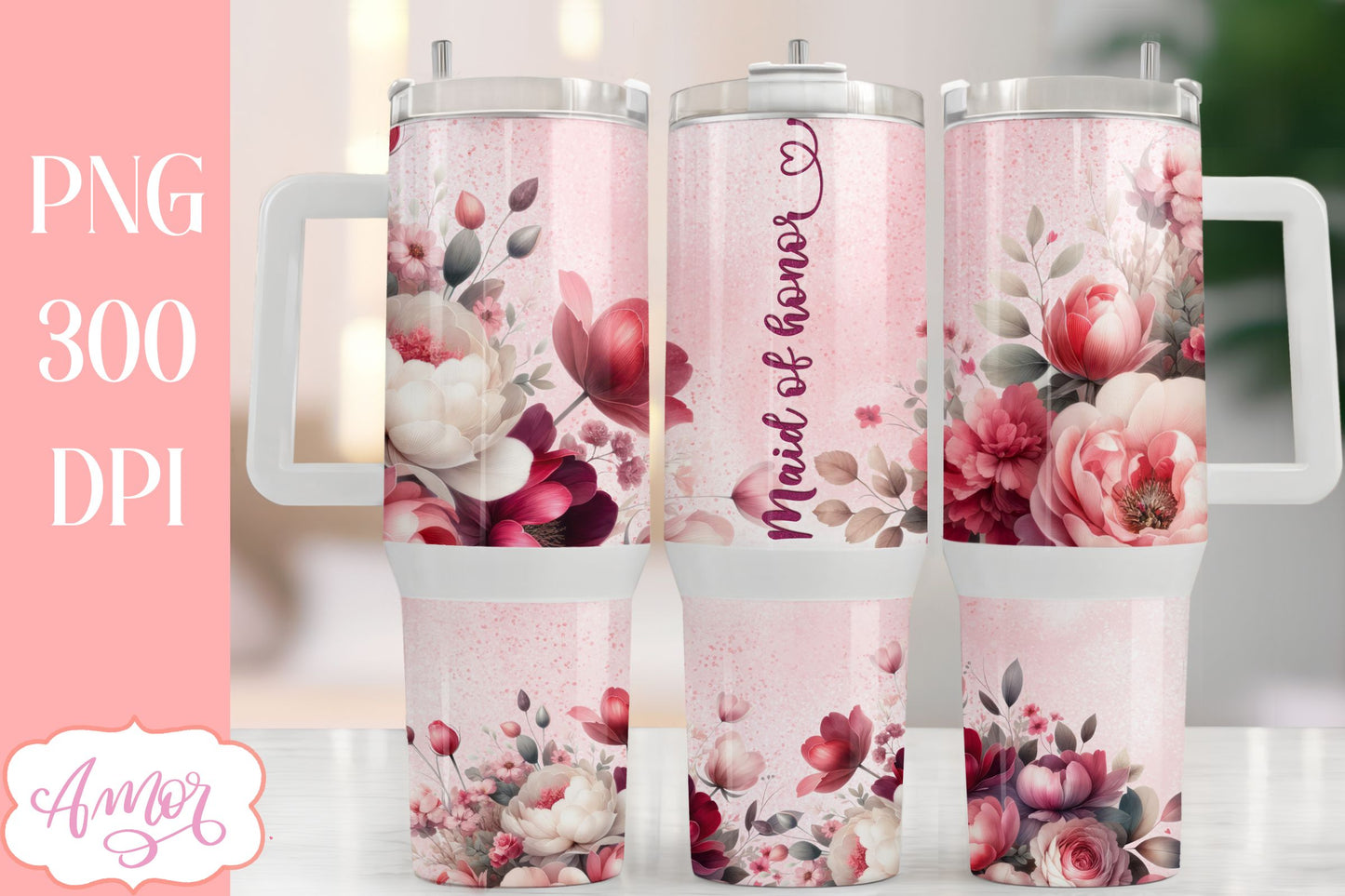 Bundle Wedding 40oz tumbler wraps PNG for sublimation