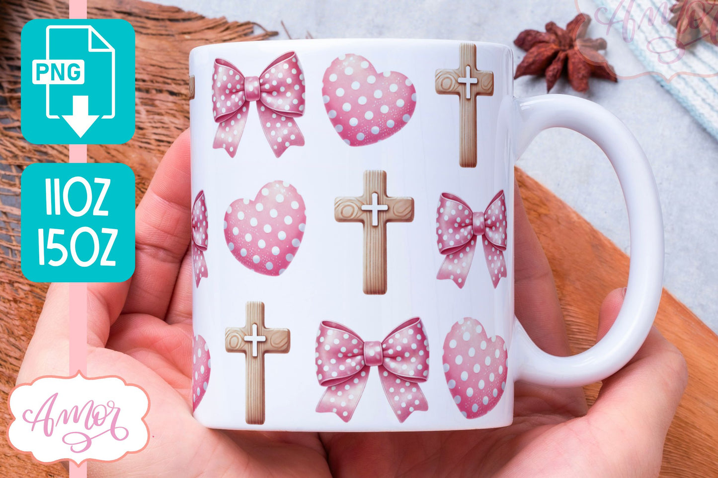Christian Easter mug sublimation BUNDLE
