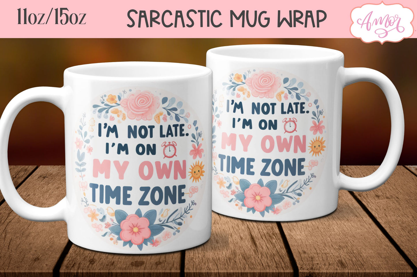 Bundle of 8 Sarcastic quote mug wraps PNG for sublimation