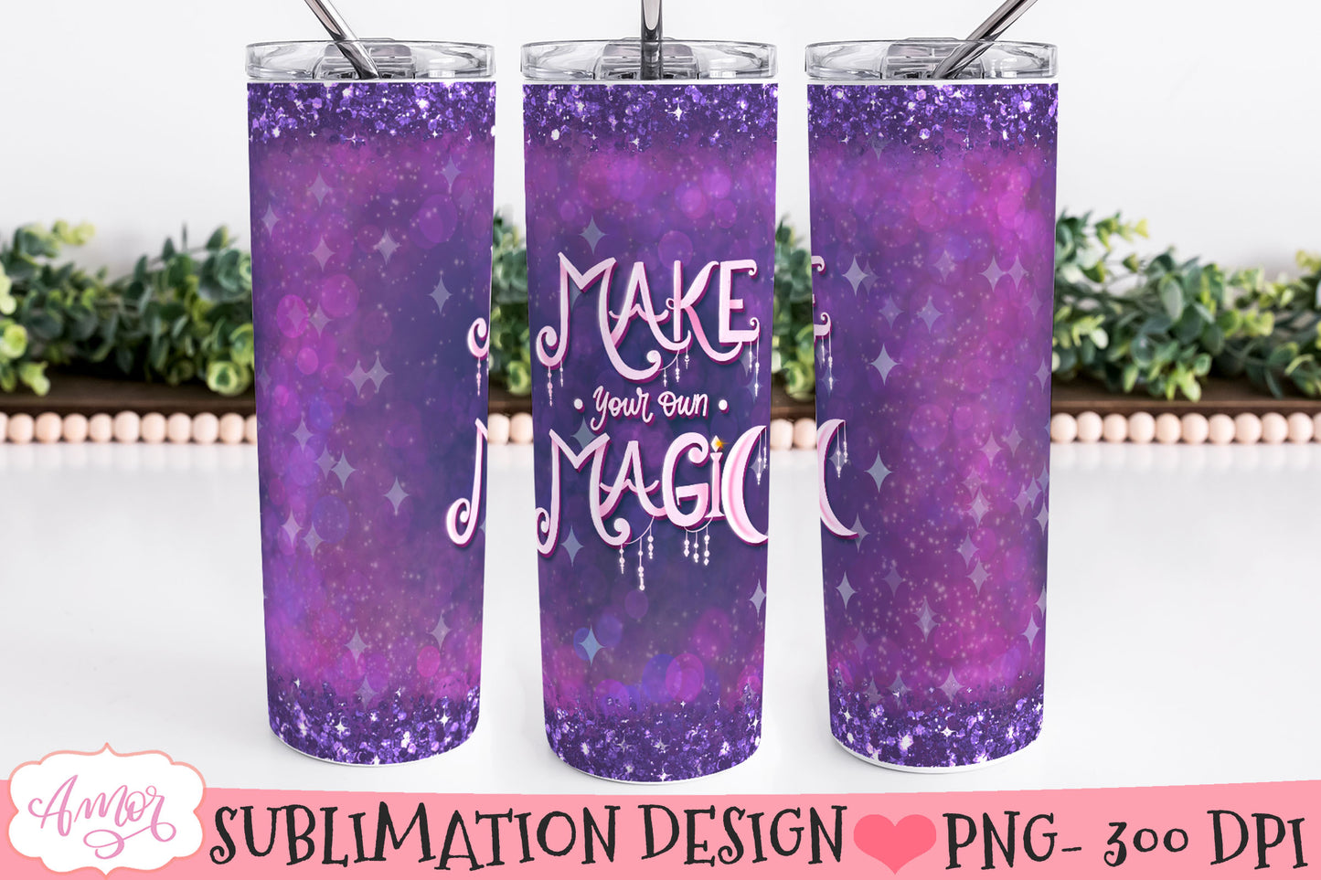 Make your own magic Tumbler Wrap for Sublimation