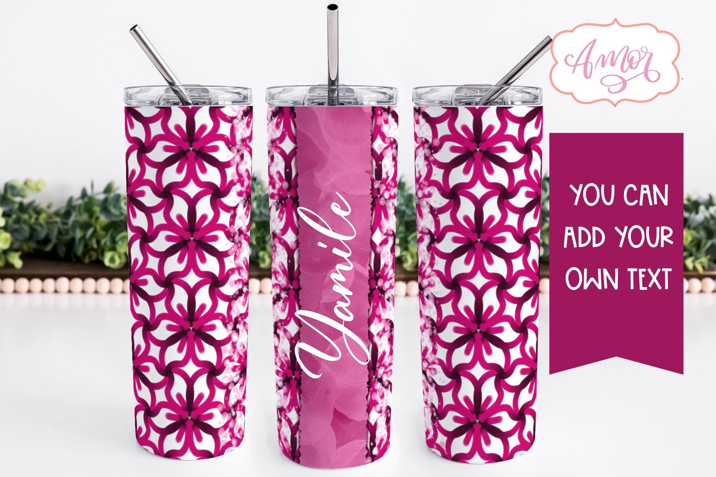 Customizable Tumbler Wrap for Sublimation BUNDLE