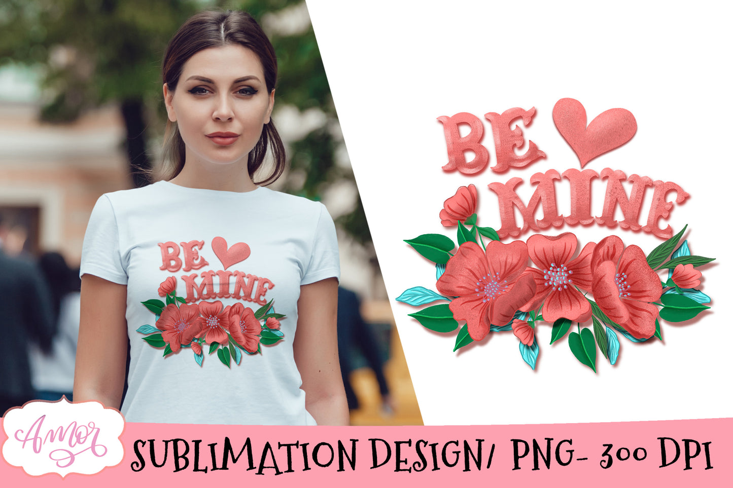 Be mine PNG digital file for sublimation