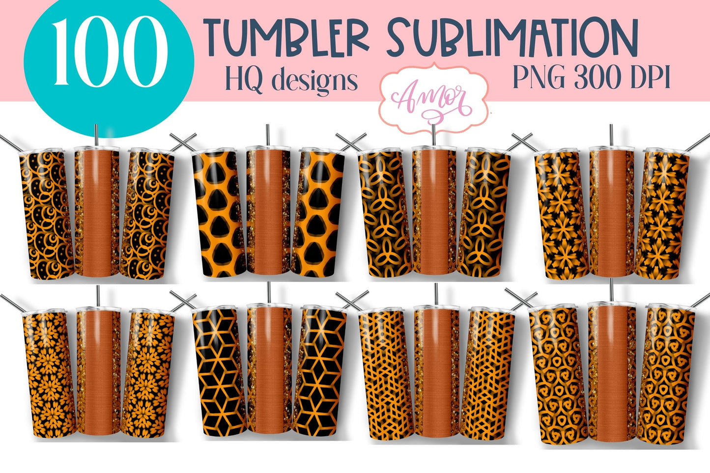 Big Bundle Tumbler Sublimation PNG 100 tumbler wrap PNG