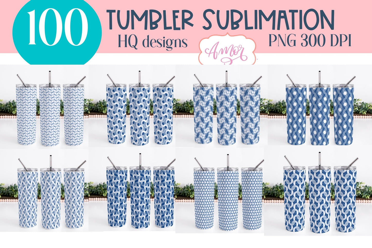 Big Bundle Tumbler Sublimation PNG 100 tumbler wrap PNG