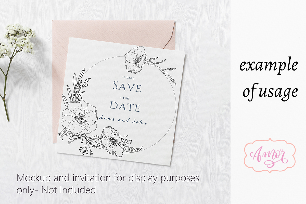 Anemone Wedding Flowers Clipart