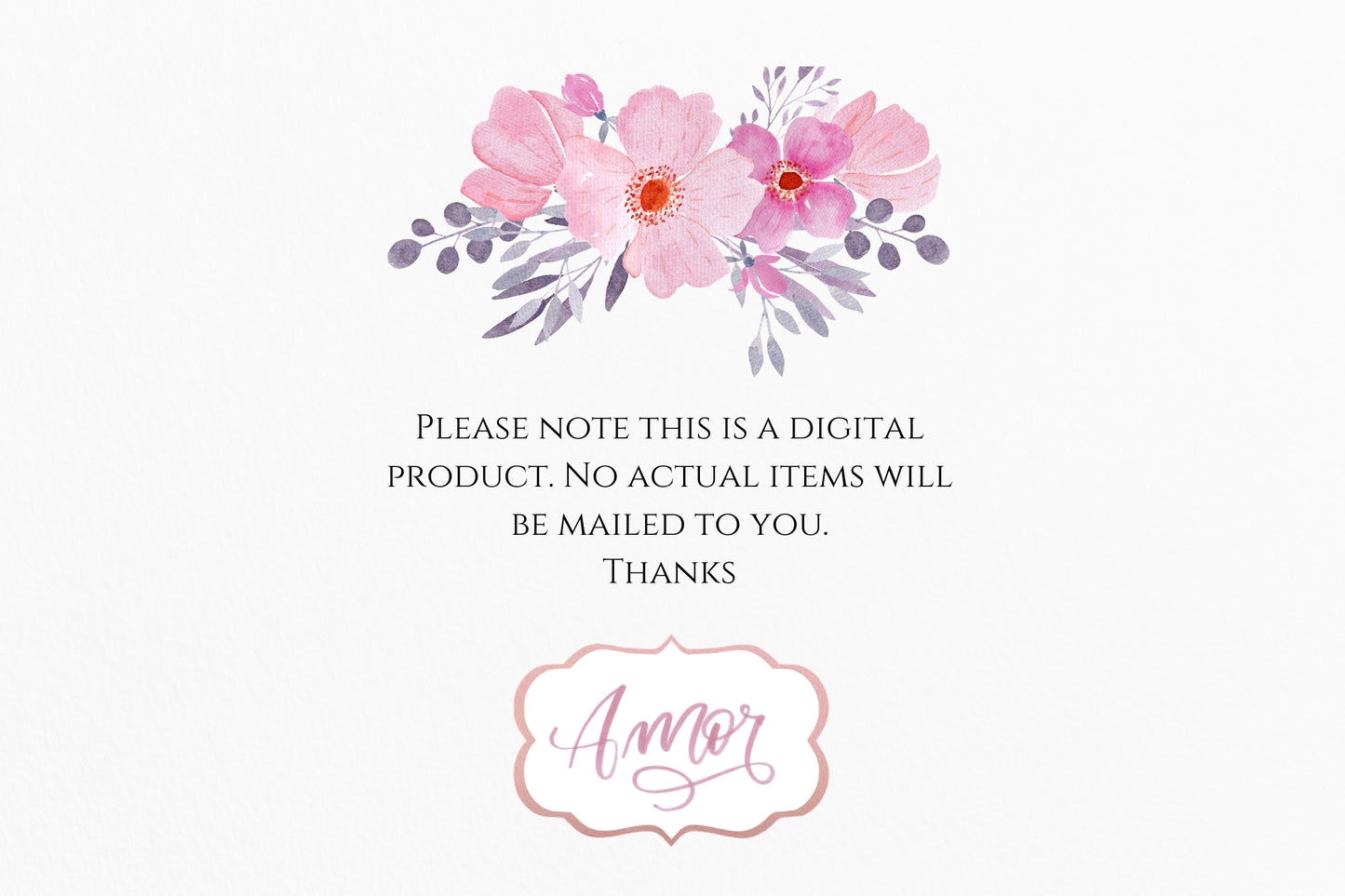 Floral Bouquets Clipart "Beth"