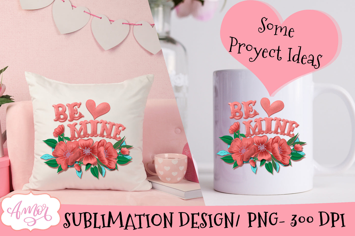 Be mine PNG digital file for sublimation