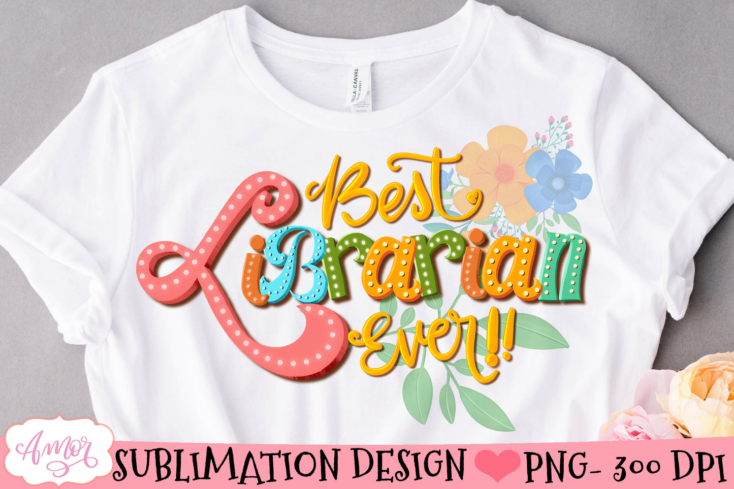Best Librarian Ever Sublimation Design PNG