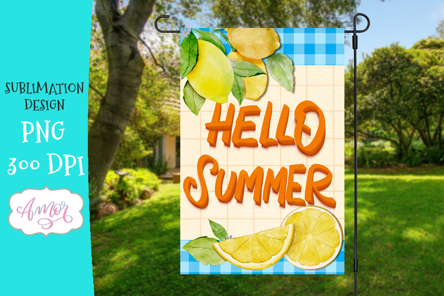 Big Bundle Garden Flags PNG for Sublimation - 40 designs!