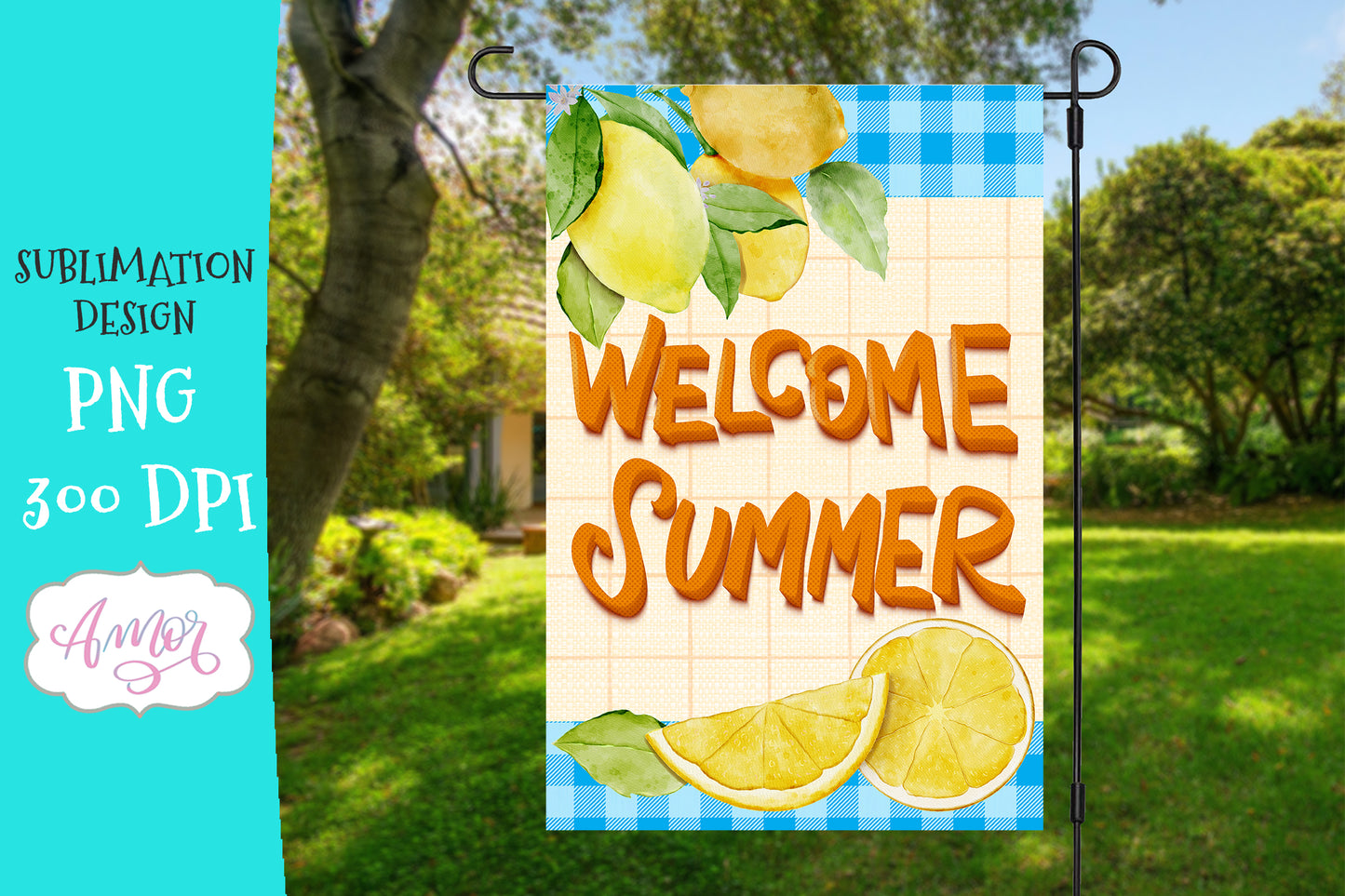 Big Bundle Garden Flags PNG for Sublimation - 40 designs!