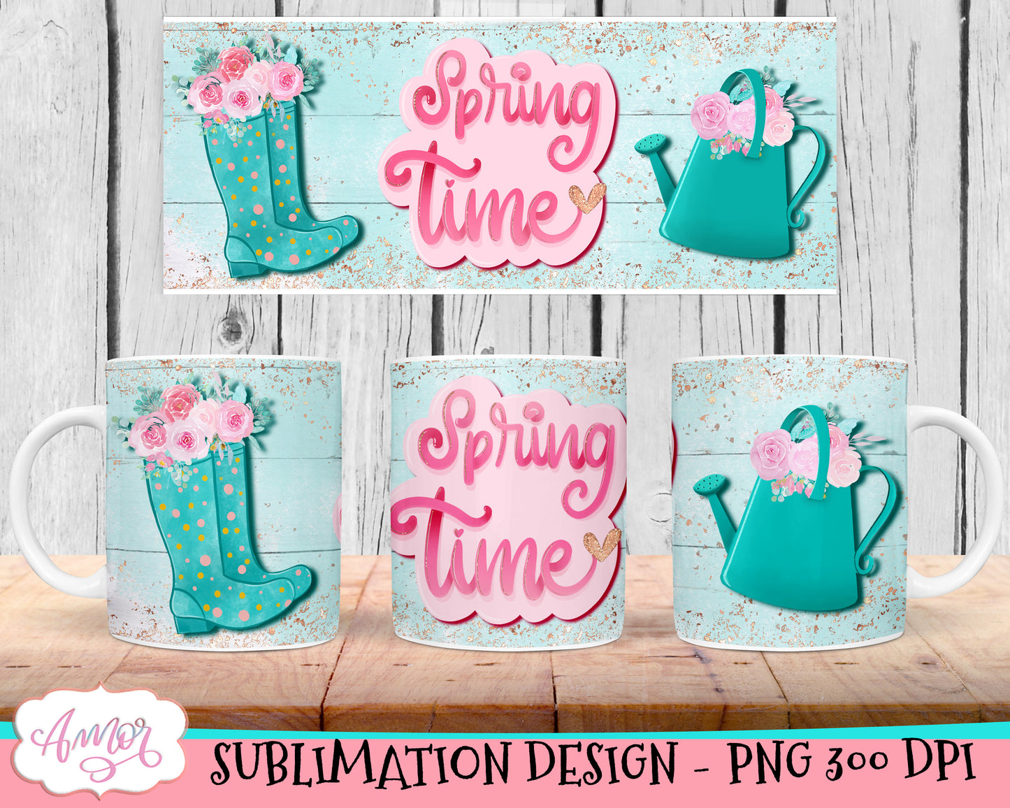 Spring Time mug wrap
