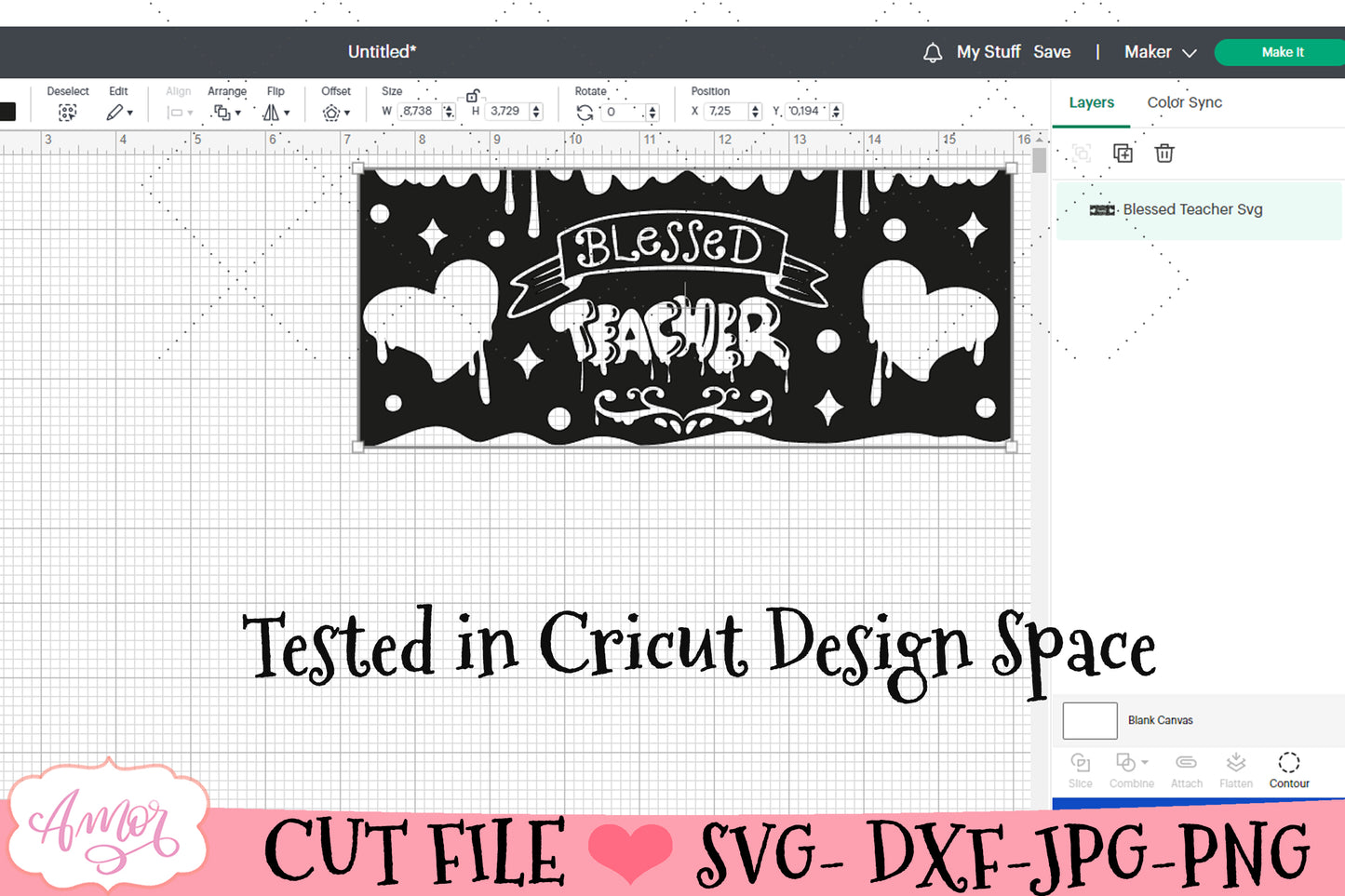 Teacher SVG for 12oz mugs infusible ink mini bundle