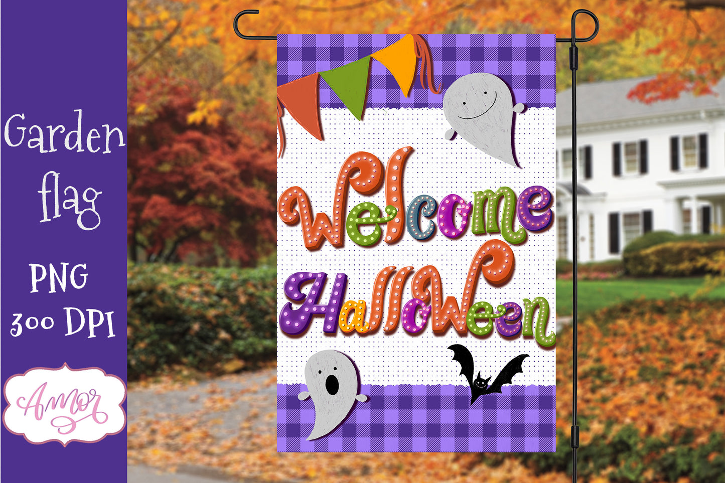 Big Bundle Garden Flags PNG for Sublimation - 40 designs!