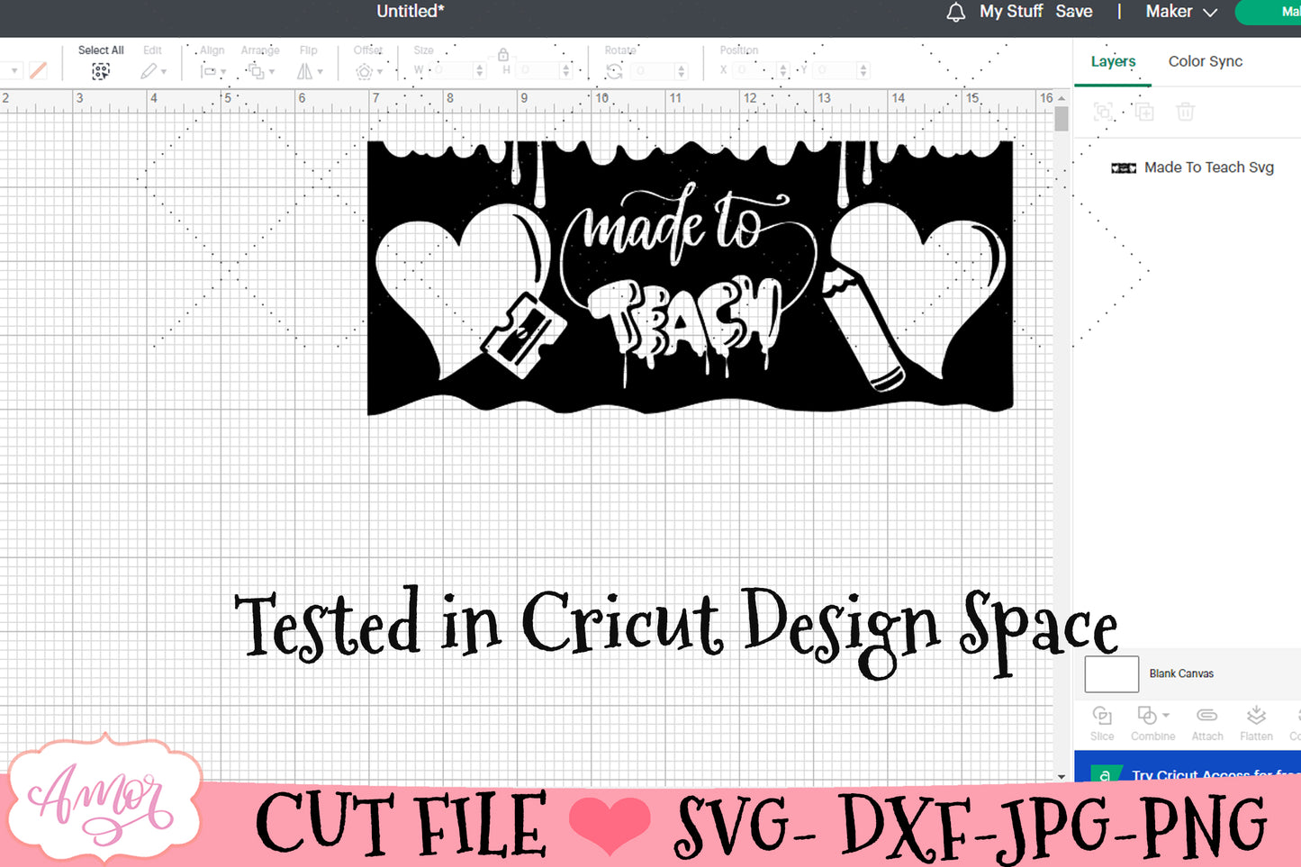 Teacher SVG for 12oz mugs infusible ink mini bundle
