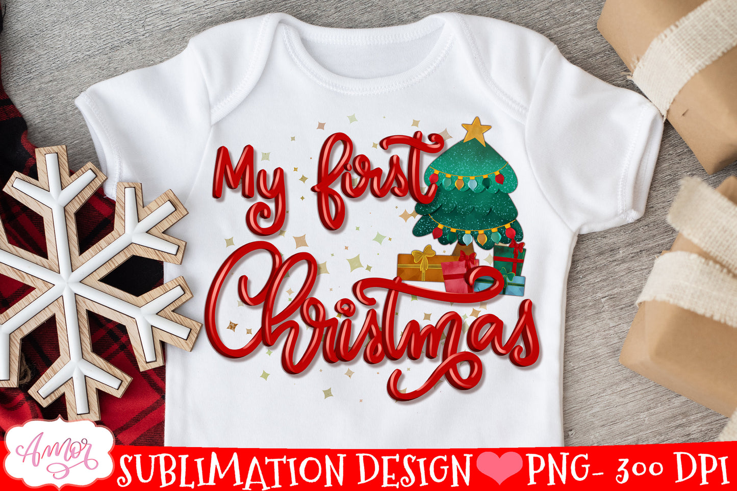 My first Christmas PNG for sublimation