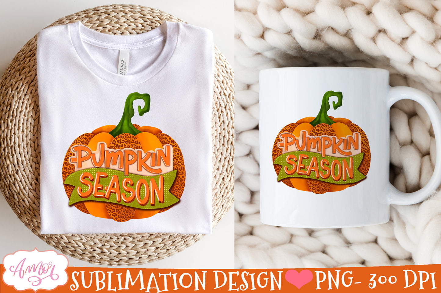 Pumpkin season PNG for Sublimation |Fall design png