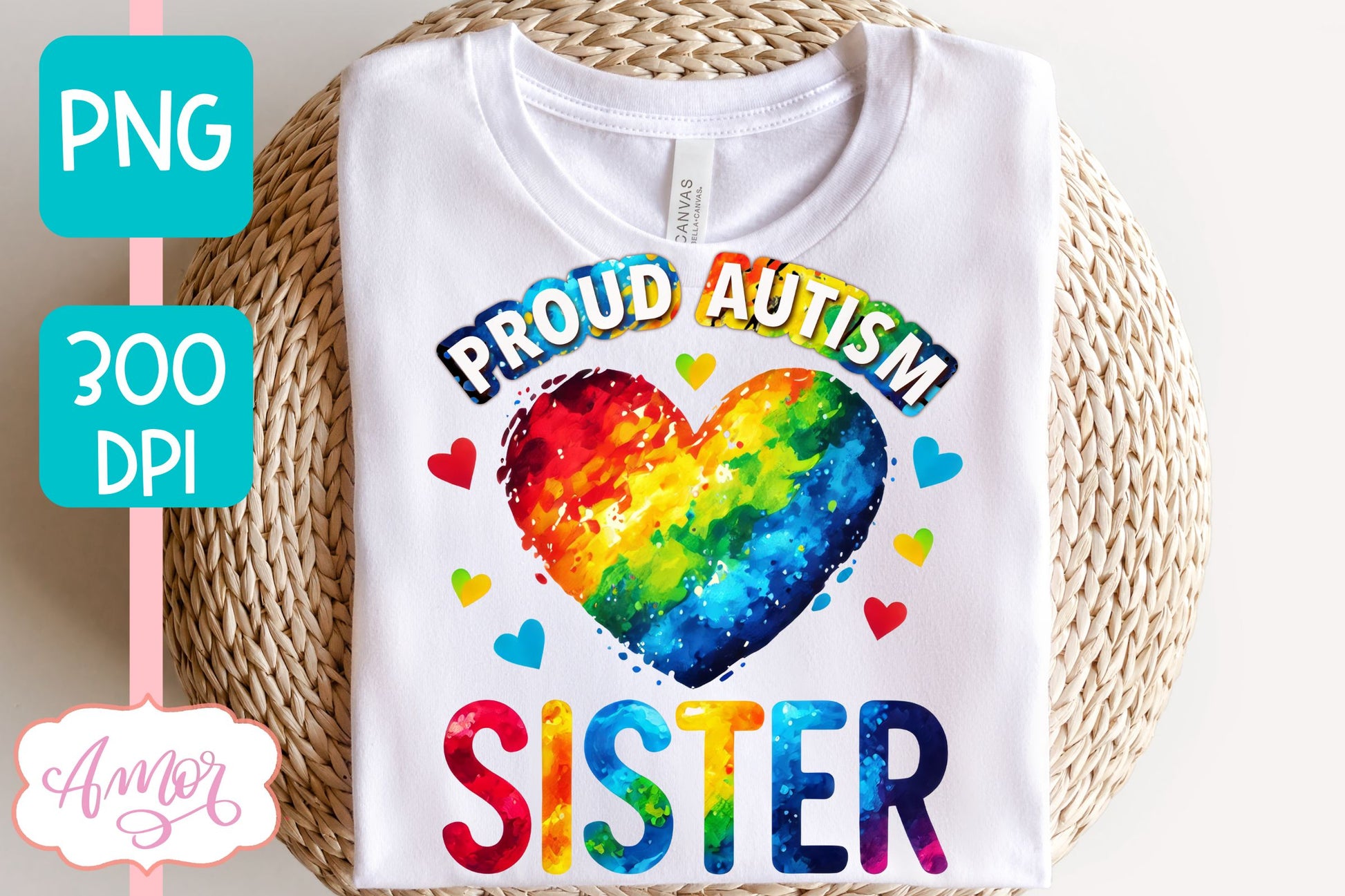 Autism family support T-shirt PNG BUNDLE for sublimation