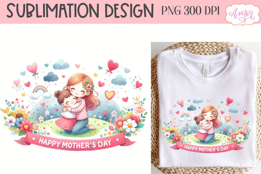 Happy Mother's Day PNG for sublimation