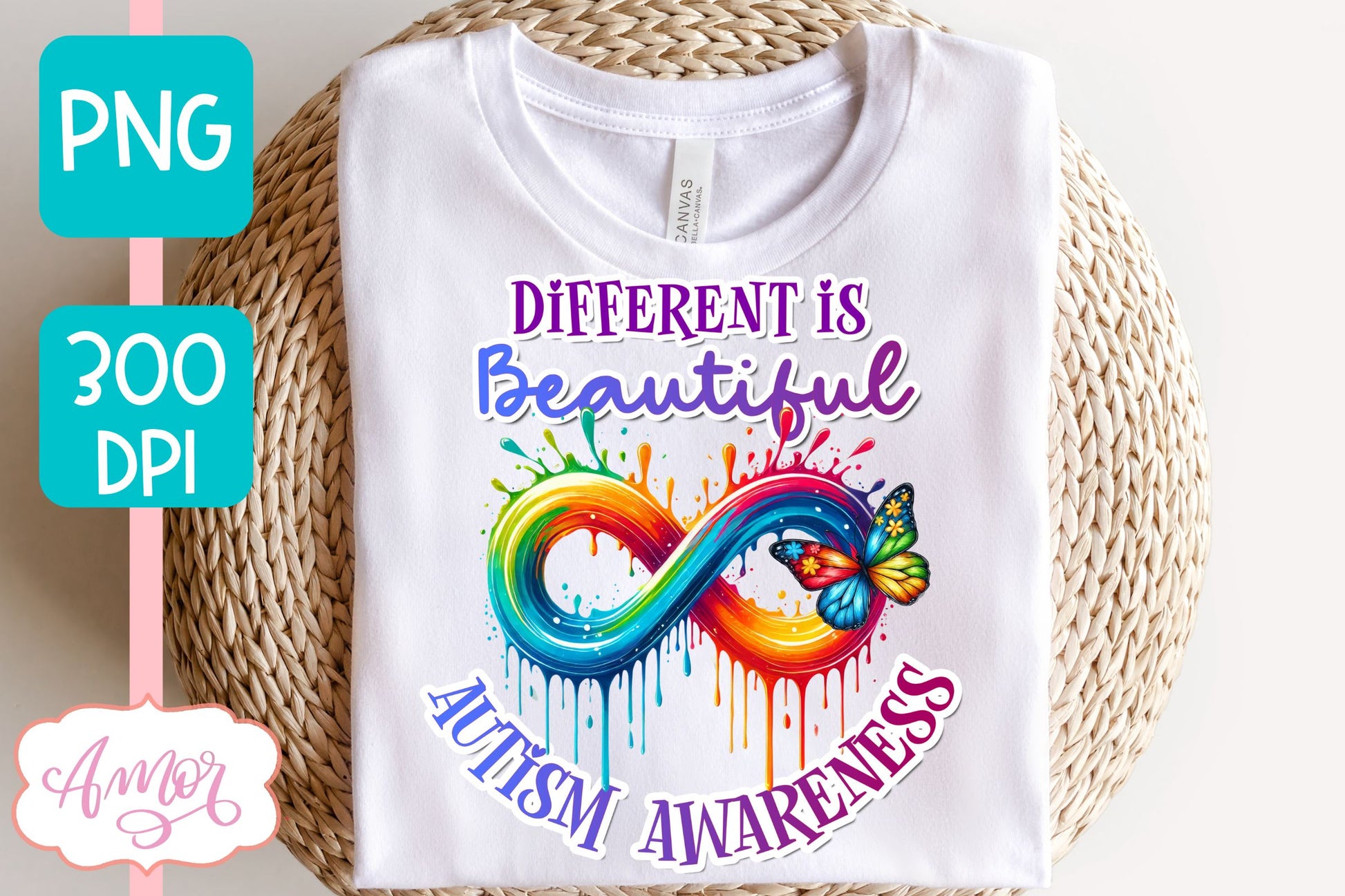 Autism Awareness PNG sublimation | Different is beautiful PNG