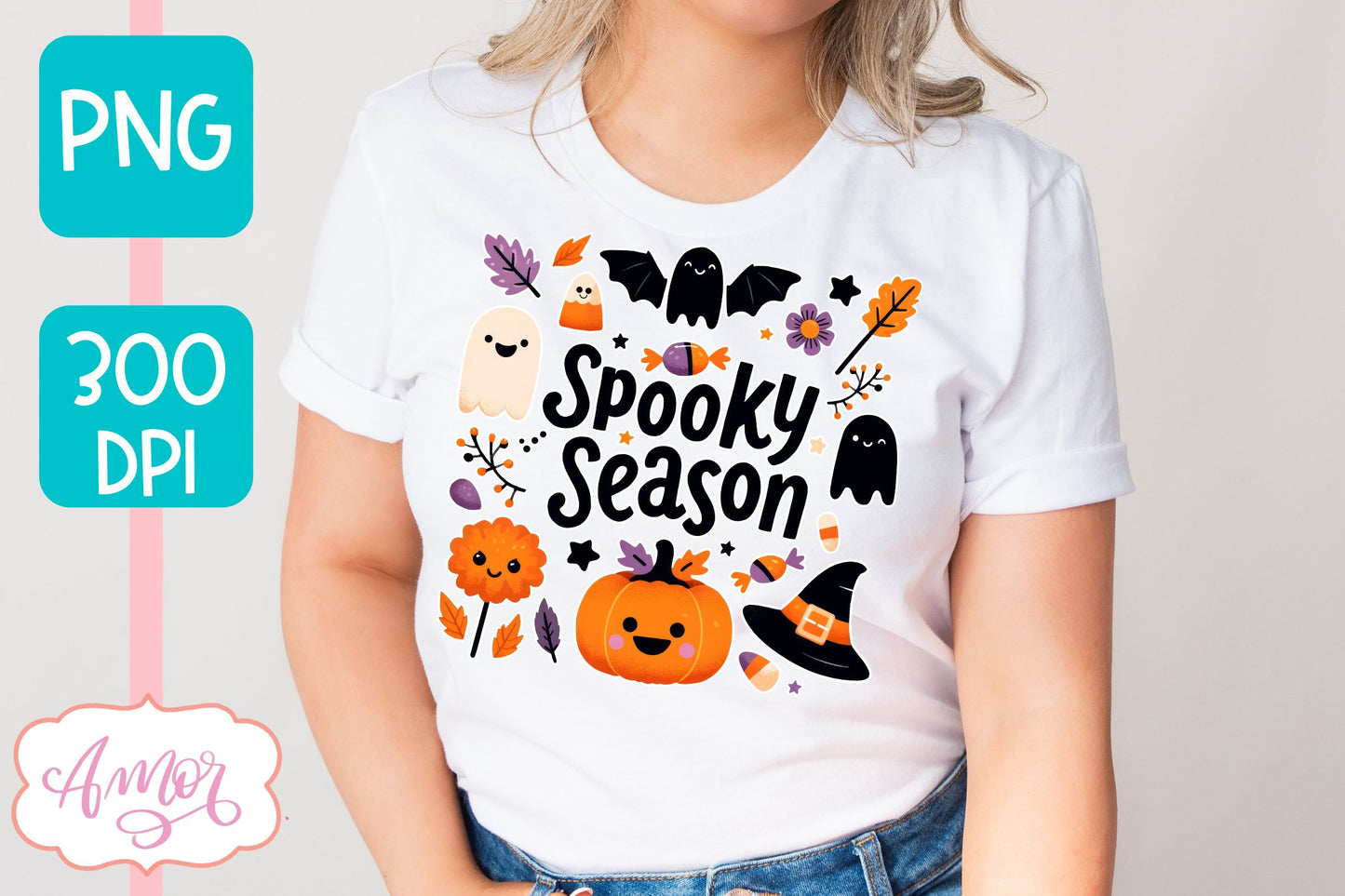 Spooky season PNG for sublimation | Halloween PNG design