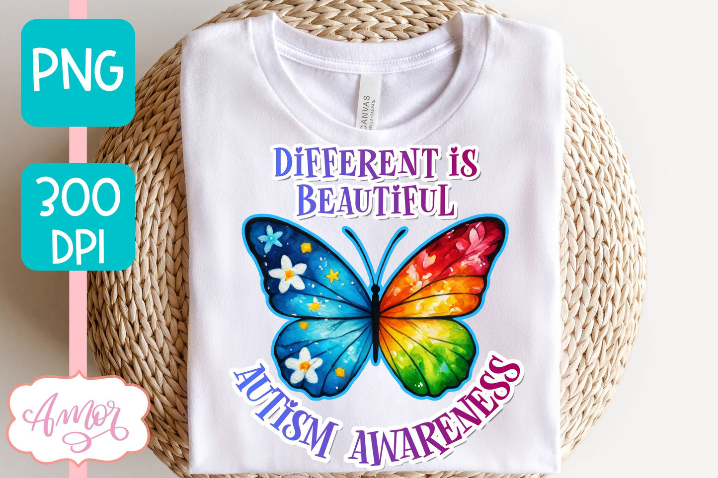 Autism Awareness PNG sublimation | Different is beautiful PNG