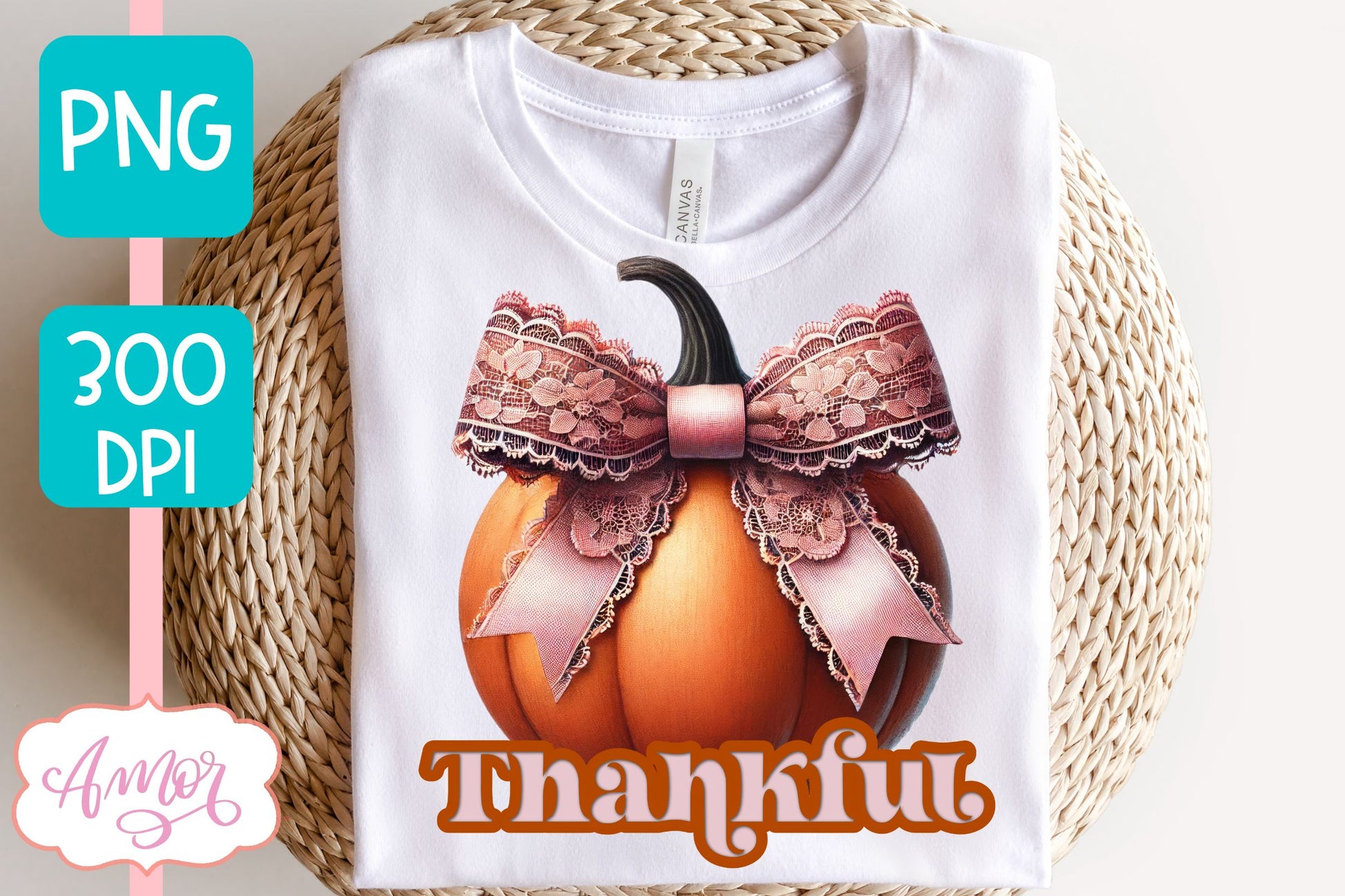 Thankful sublimation PNG | Thanksgiving shirt PNG design