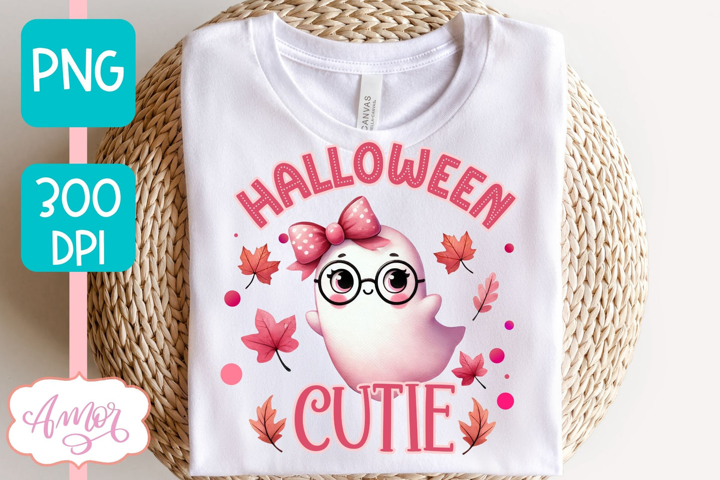 Halloween cutie PNG for sublimation | Pink Halloween PNG