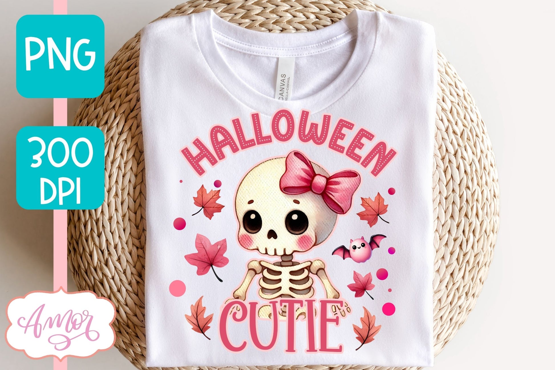 Halloween cutie PNG for sublimation | Pink Halloween PNG