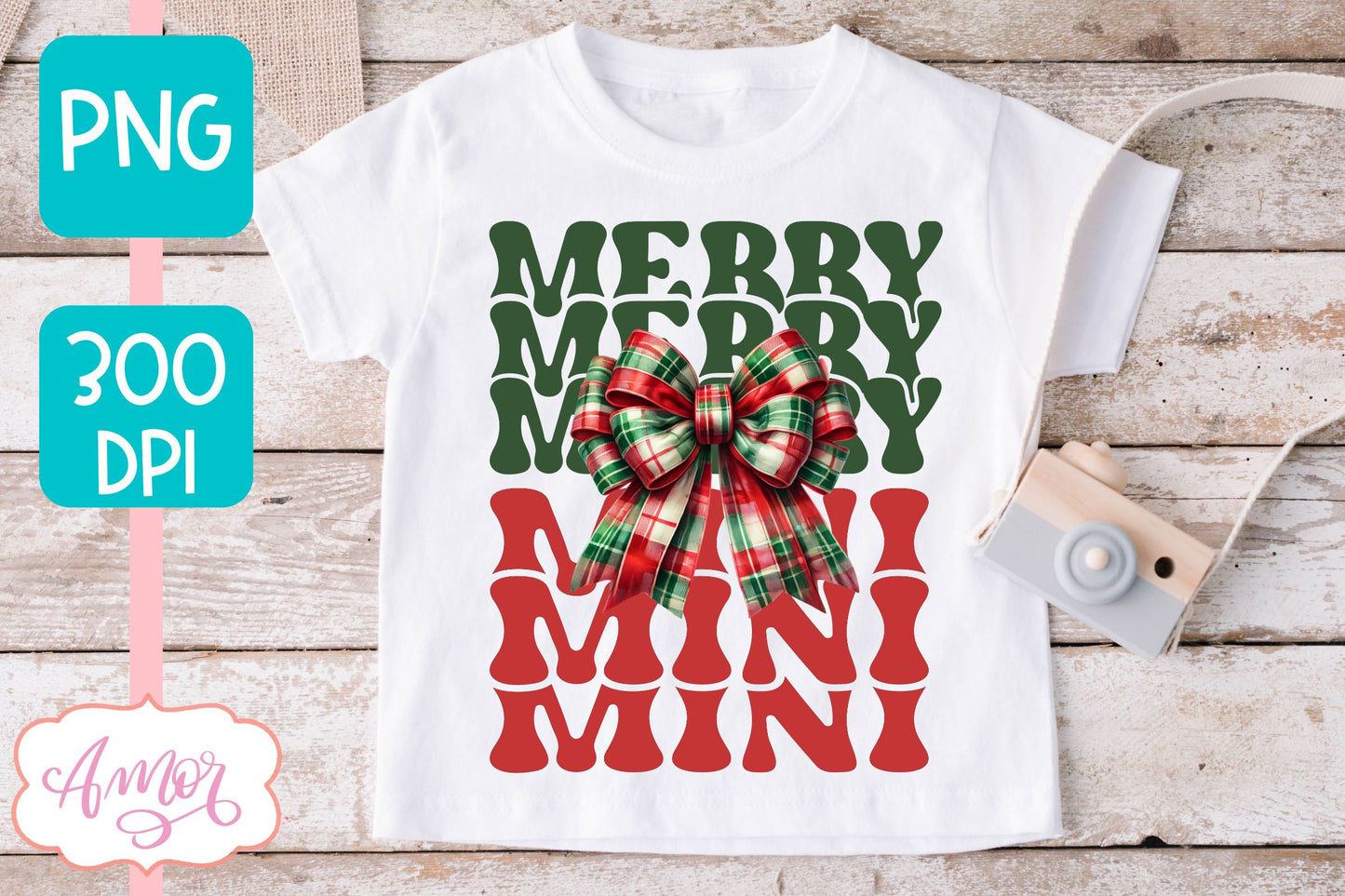 Merry Mama and Mini christmas sublimation PNG designs