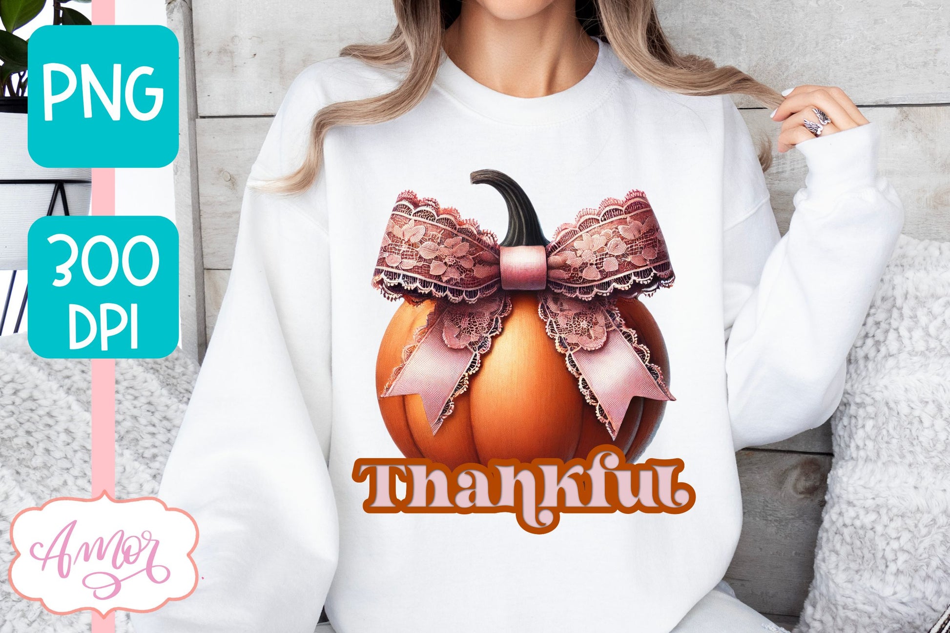 Thankful sublimation PNG | Thanksgiving shirt PNG design