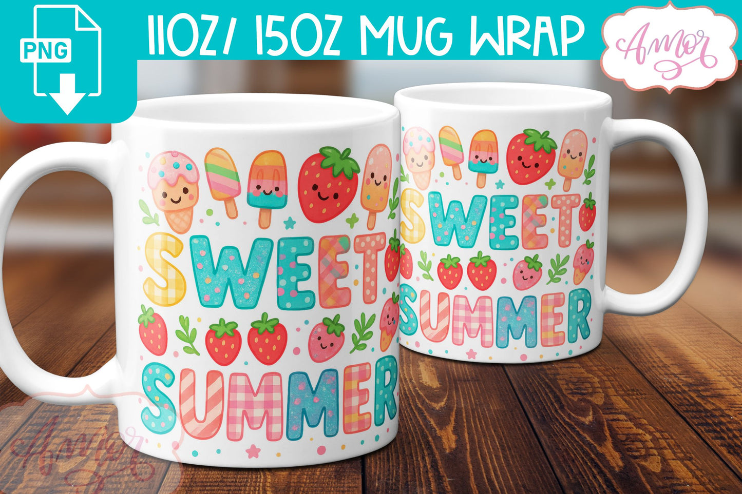 Summer wrap PNG sublimation BUNDLE, Beach mugs bundle PNG