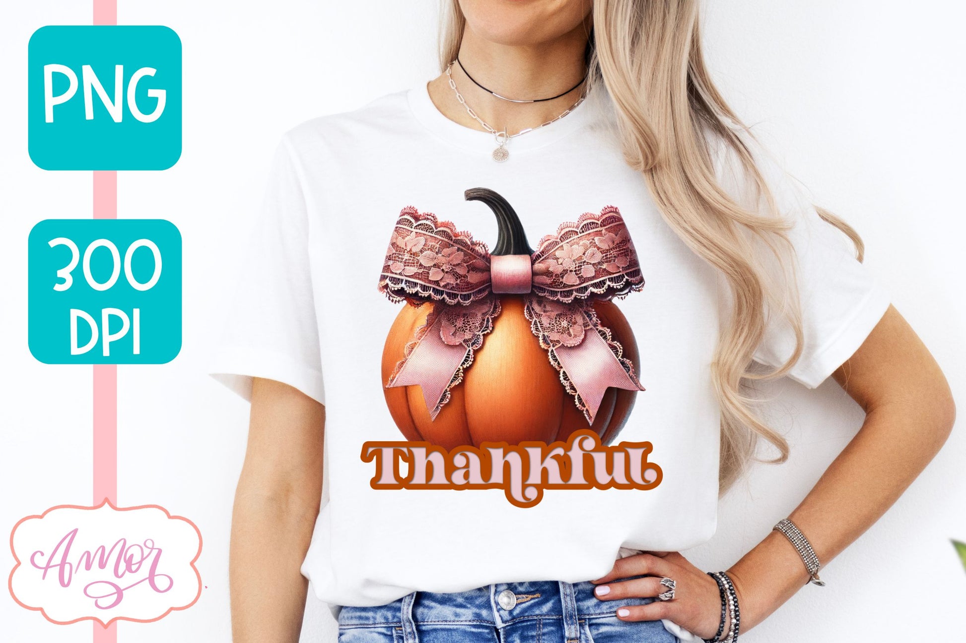 Thankful sublimation PNG | Thanksgiving shirt PNG design