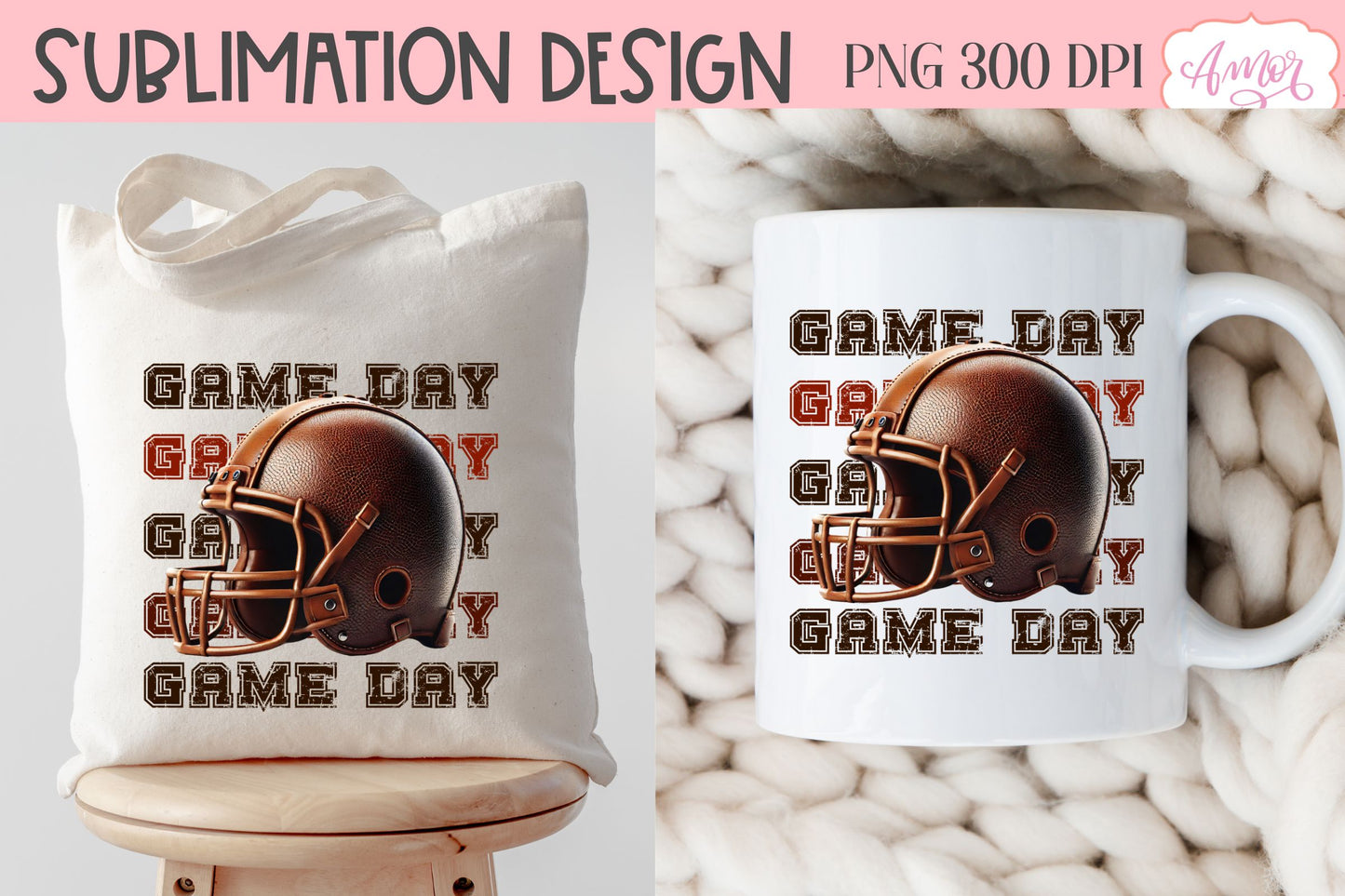 Game day sublimation PNG | American Football shirt