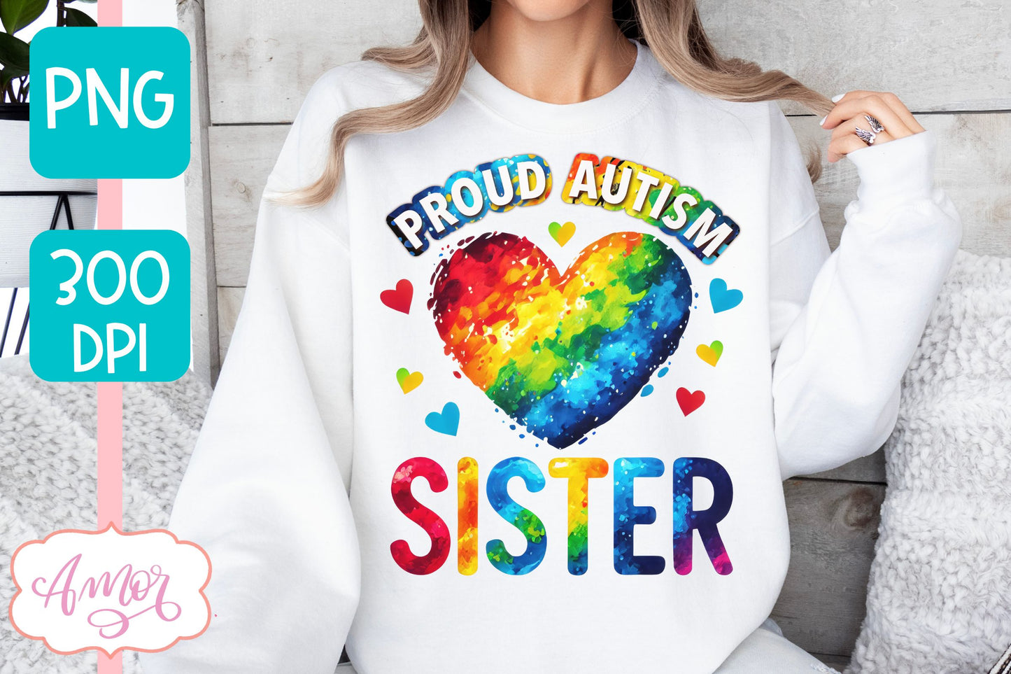 Autism family support T-shirt PNG BUNDLE for sublimation